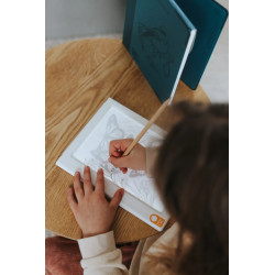 Podsvícený tablet na kreslení Kidywolf Kidydraw Pad - zvířata