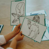 Doplňkové karty Kidywolf Refill Kidydraw Mini - Zvířata z celého světa, oceány a piráti