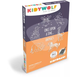 Doplňkové karty Kidywolf Refill Kidydraw Mini - zvířata a pohádkové bytosti