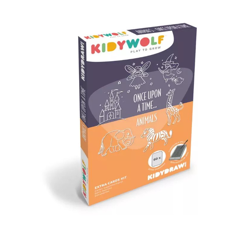 Doplňkové karty Kidywolf Refill Kidydraw Mini - zvířata a pohádkové bytosti