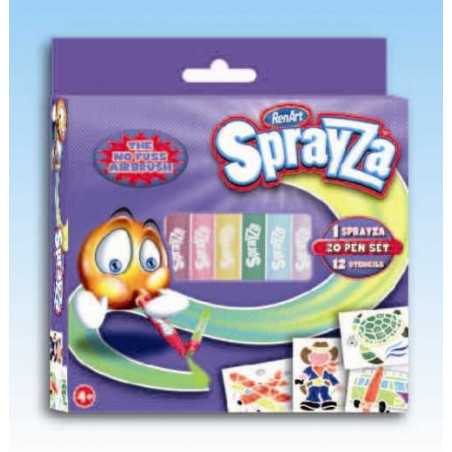 Sprayza 20-Pen & Stencils Pack